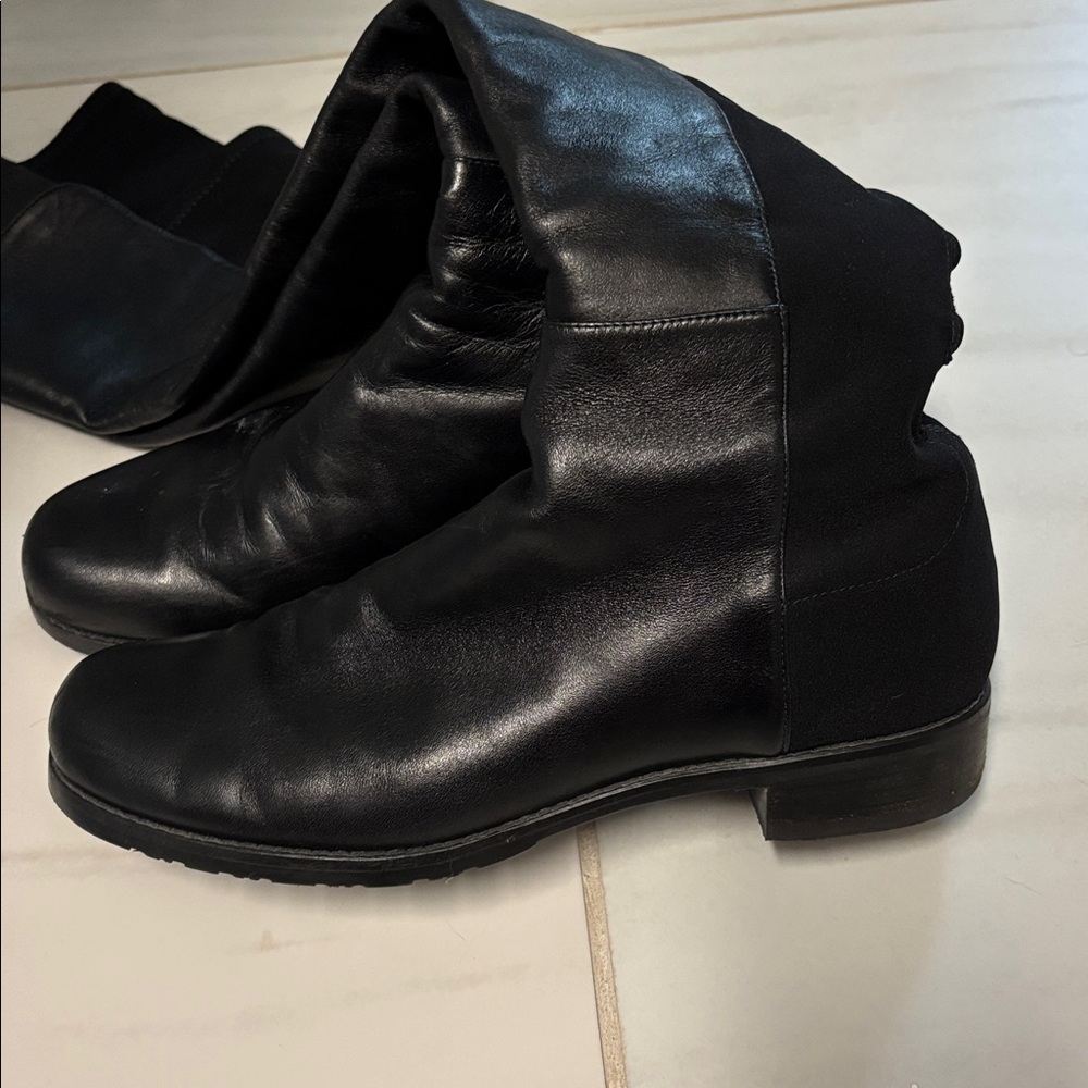 Stuart Weitzman black
over the knee Boots leather 8.5 - Picture 10 of 16